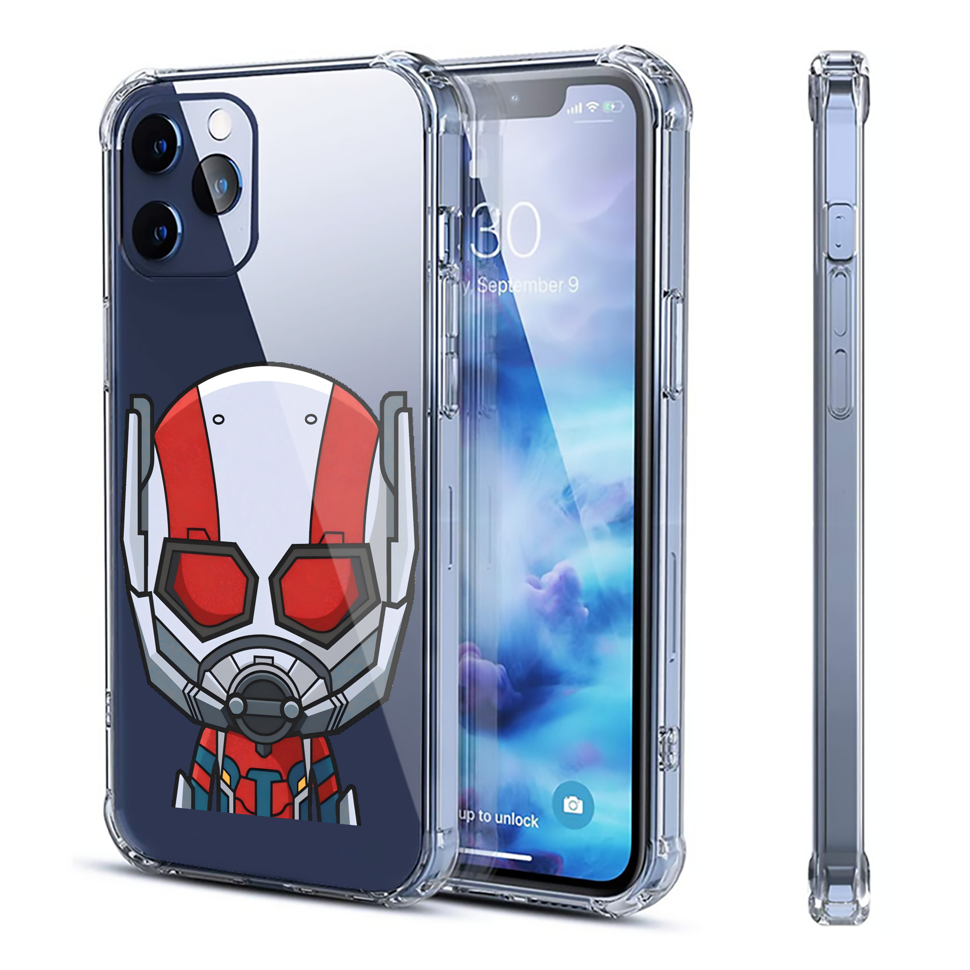 （画像用） アベンジャーズ The Avengers 【iPhone 12シリーズ対応】透明スマホケース（クリアソフトケース）